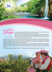EAU DE PARADIS | Eau de source aux extraits d'huile essentielle de rose bulgare.