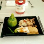 Filet de poulet moelleux à la fleur de courgette, risotto aux champignons